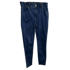 Universal Standard Riviera High Rise Skinny Jeans Sz 12L Indigo Pockets Stretch